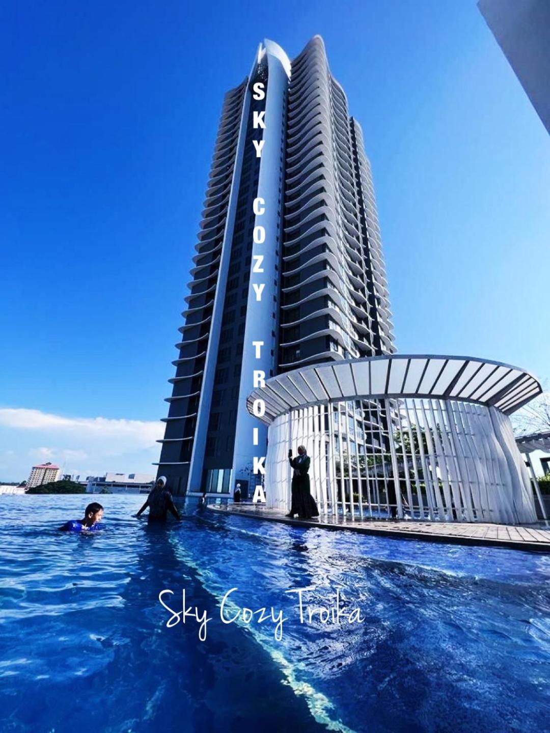 Sky Cozy Troika Residence, 1 Bedroom 4-6 Pax, 2 Bedrooms 6-8 Pax, Pool Vew, Sky & City View, Free Parking, Pool, Unlimited Wifi & Netflix Kota Bharu Zewnętrze zdjęcie